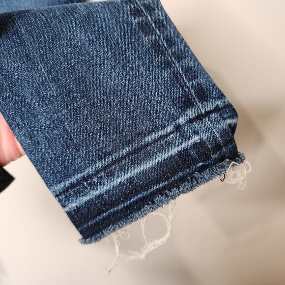 Veronica Beard Kate 10" Skinny Jeans in Vintage Fray Wash 24 - Picture 4 of 8